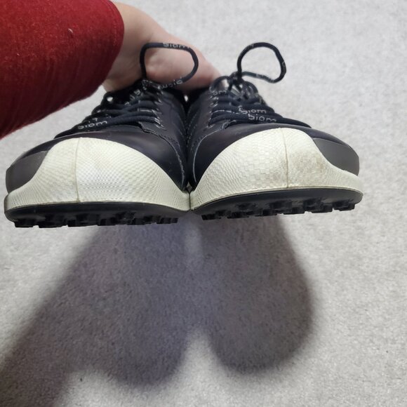 ECCO Biom Hydromax Waterproof Golf Shoes Yak Leather Soft Spike Men's 47EU 13US - Picture 6 of 11